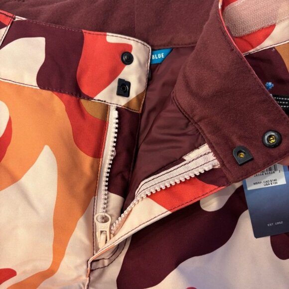 NWT O'NEILL Girls Charm printed Snow Pants Purple Hiking Camo Size 12 Snowboard - Picture 5 of 12